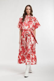 Angelica Dress Red Lotus