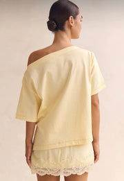 Coco Off Shoulder Top Lemon