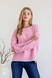 Blanket Stitch Knit Rose