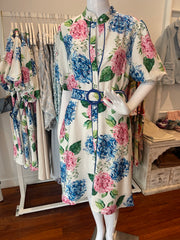 Martha Short Dress Floral Bloom