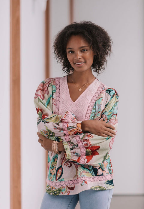 Lace Trim Bloom Top