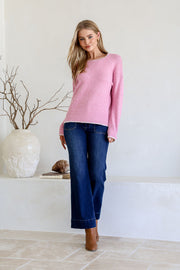 Blanket Stitch Knit Rose