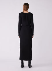 Dusk Midi Dress Black