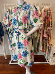 Martha Short Dress Floral Bloom
