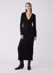 Dusk Midi Dress Black