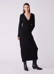 Dusk Midi Dress Black