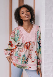 Lace Trim Bloom Top