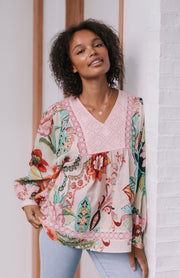 Lace Trim Bloom Top