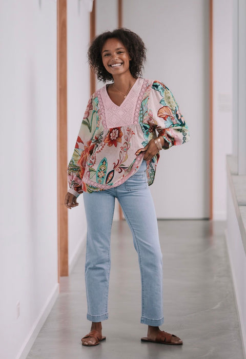 Lace Trim Bloom Top