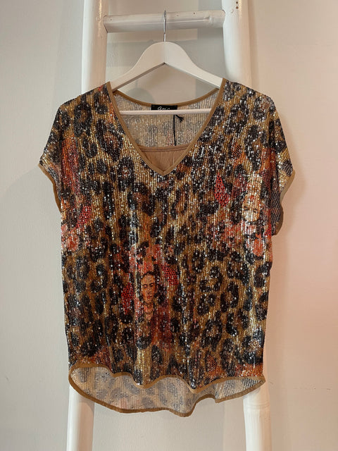 Bianca Sequin Tee Frida