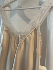 Lace Satin Camisole Champagne