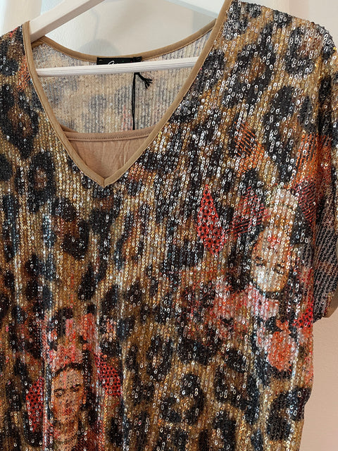 Bianca Sequin Tee Frida