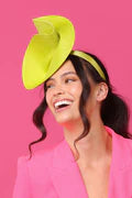 Alexia Fascinator Lime Green