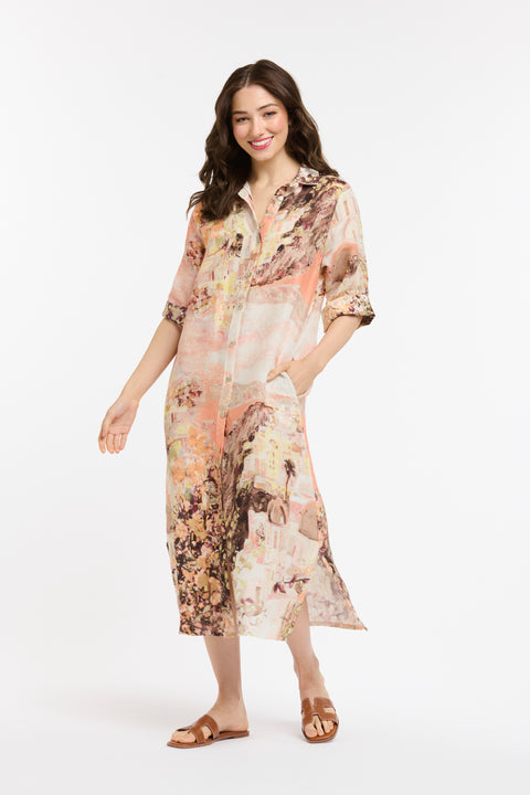 Amalfi Dress Peach