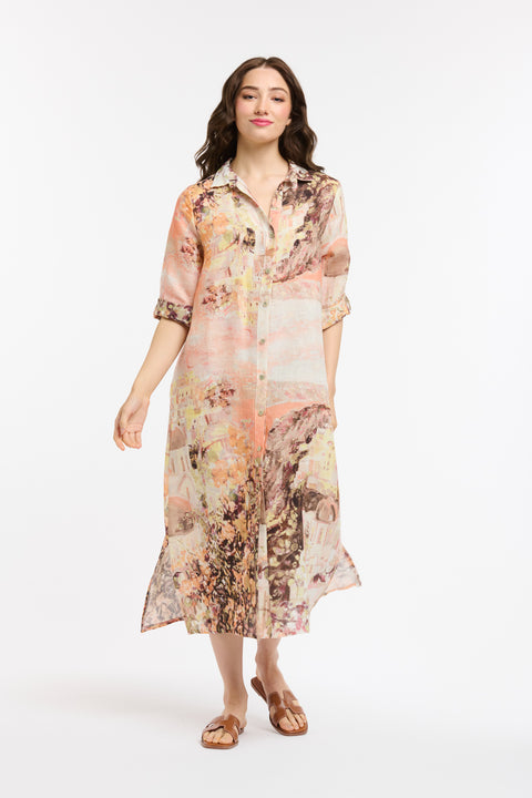 Amalfi Dress Peach