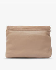 Amber Shoulder Bag Fawn Suede/Pebble