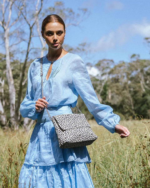 Amber Shoulder Bag  - Spot Suede