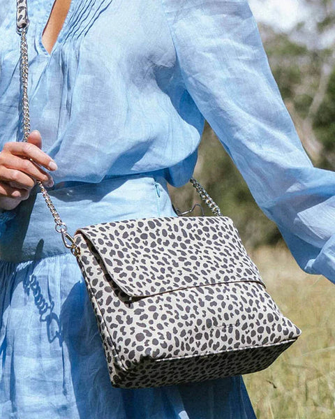 Amber Shoulder Bag  - Spot Suede