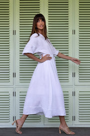 Ambrosia Midi Dress White