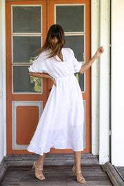 Ambrosia Midi Dress White