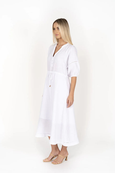 Ambrosia Midi Dress White