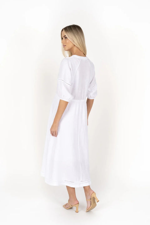 Ambrosia Midi Dress White