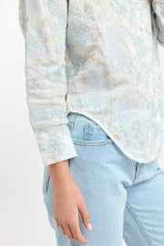 Amelia Embroidered Shirt Pale Blue