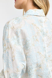 Amelia Embroidered Shirt Pale Blue