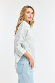 Amelia Embroidered Shirt Pale Blue