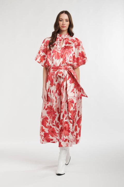 Angelica Dress Red Lotus