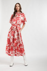 Angelica Dress Red Lotus