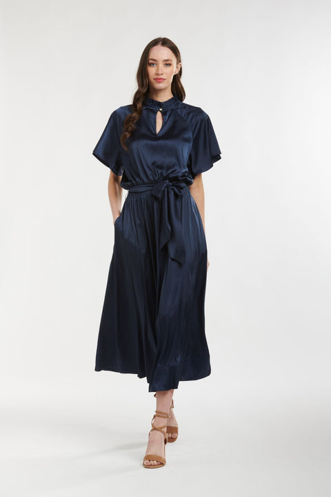 Angelica Dress Navy