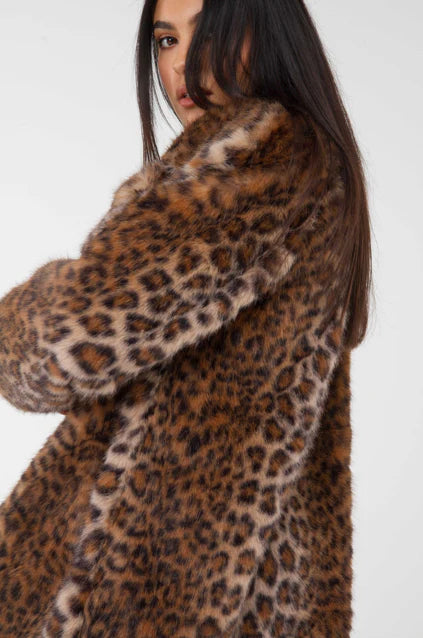 Asher Coat Leopard