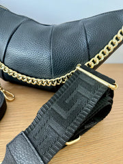 Athina Leather Bag Black