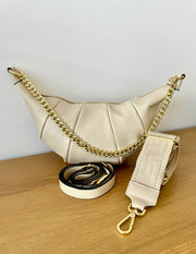 Athina Leather Bag Cream