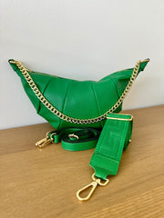 Athina Leather Bag Emerald