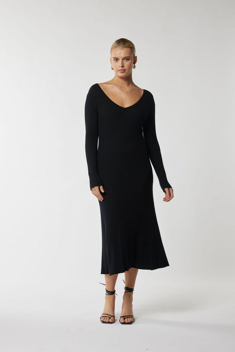 Bellagio Knit Dress Black