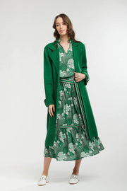 Boston Knit Coat Emerald