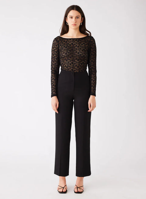 Charmer Top Black