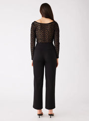 Charmer Top Black