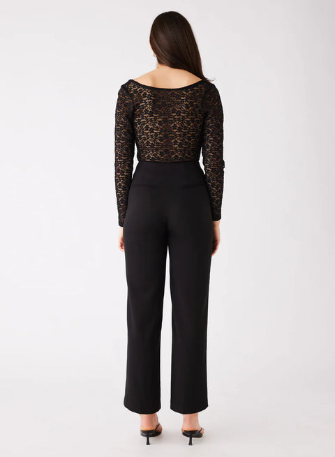 Charmer Top Black