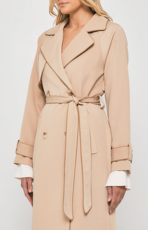 Pipa Trench Coat Tan