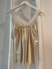 Lace Satin Camisole Champagne