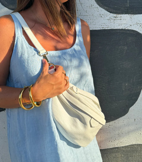 Delilah Hobo Bag White