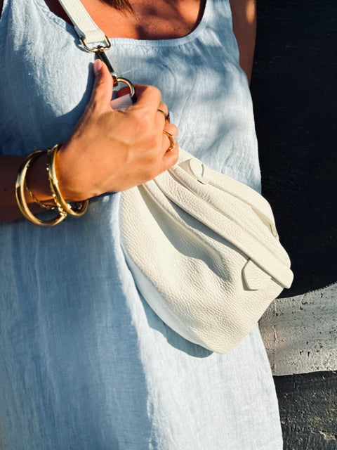 Delilah Hobo Bag White