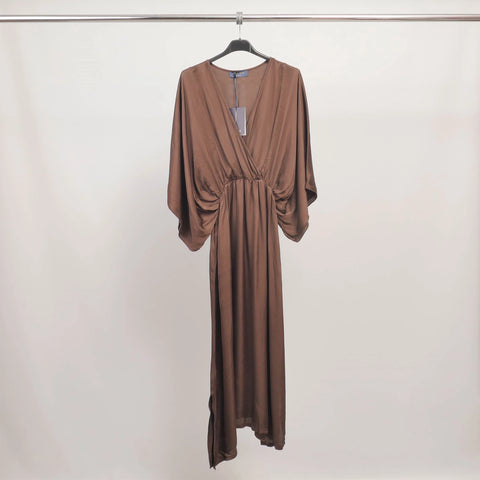 Drape Dress Chocolate