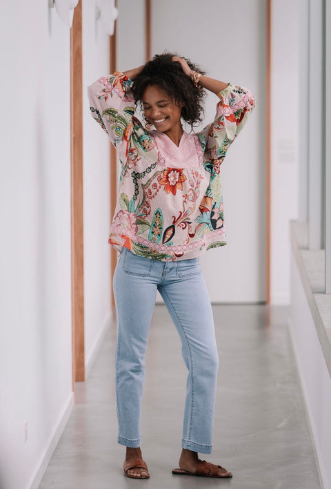 Lace Trim Bloom Top