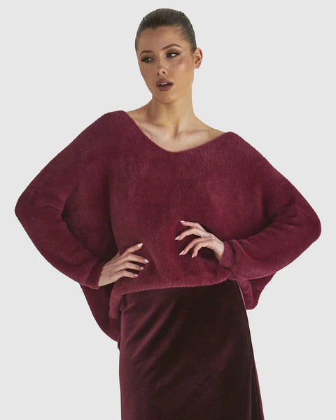 Electra Knit Wine