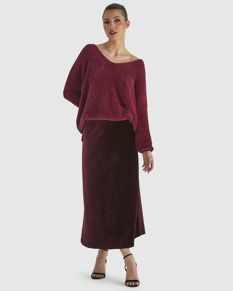 Electra Knit Wine