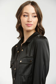 Emerson Shirtdress Black